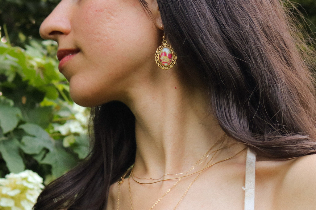 Pendant Drop Earrings