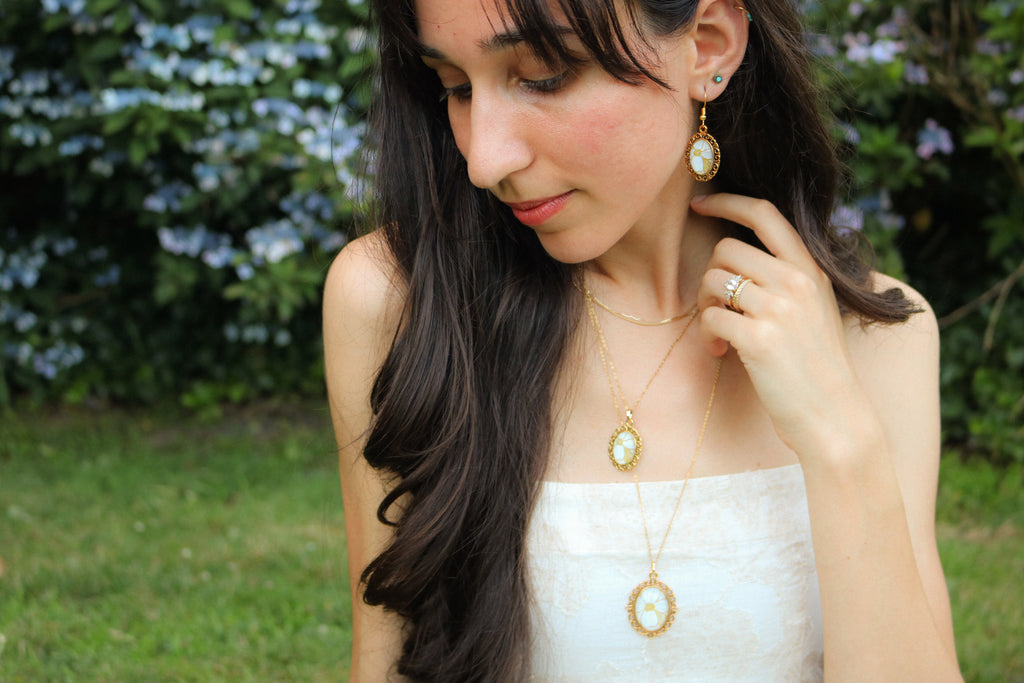 Pendant Drop Earrings