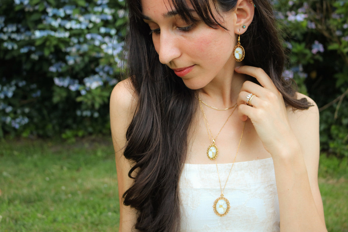 Pendant Drop Earrings