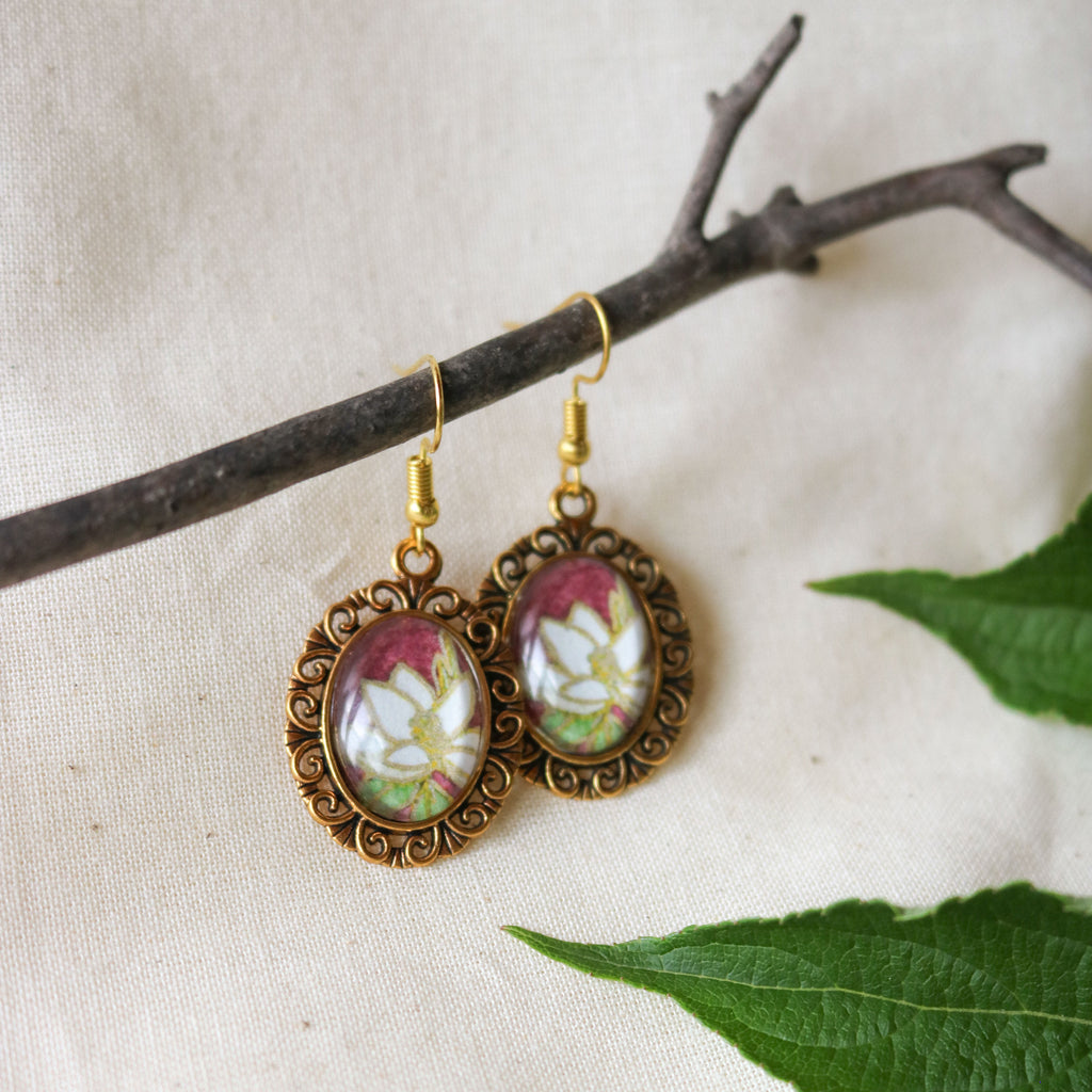 Pendant Drop Earrings