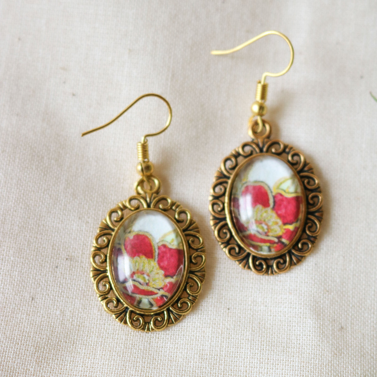 Pendant Drop Earrings